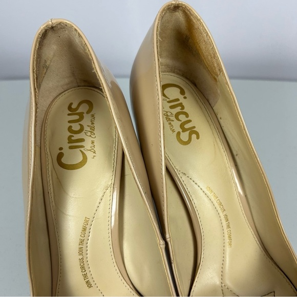 Circus by Sam Edelman Nude Patent Leather Heels Size 9 - Picture 6 of 11